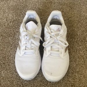 White adidas sneakers